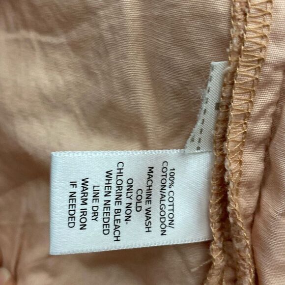 Ann Taylor Loft Women's Brown Eyelet Lace Mini Skirt Size 14 - Picture 8 of 9